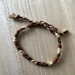 Elisabeth Bracelet anklet trendy comfortable tie embroidery thread woven gift